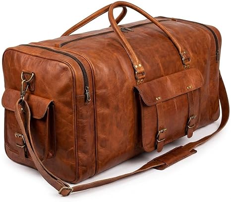 Leather Handmade Duffel bag