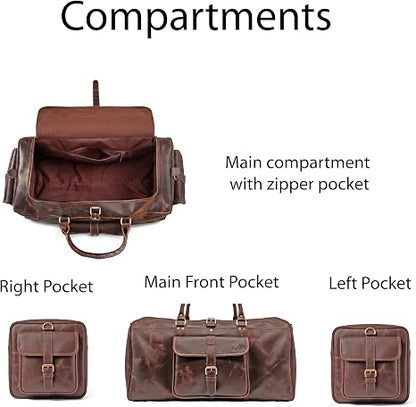 Leather Duffel Bag