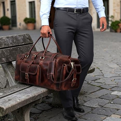 Leather Duffel Bag